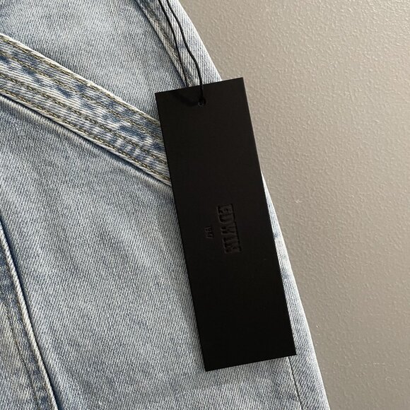 Edwin Jeans Womens 26 Light Wash Marli Straight USA Stretch Denim EW2101DTR - Picture 7 of 14